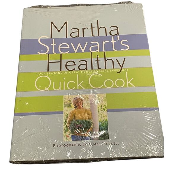 Martha Stewart's Healthy Quick Cook‎ Four Seasons of Easy Everyday Recipes NWT - Picture 1 of 3
